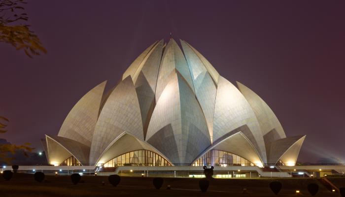 picture of the Lotus Temple