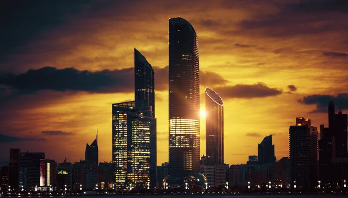 picture of abu dhabi skyline