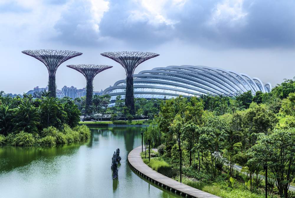 picture of the Singapore skyline